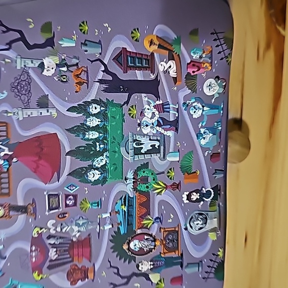 New Disney Haunted Mansion Map Loungefly - Picture 4 of 5